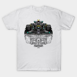 Sketch  W14 Vector Art 44 T-Shirt